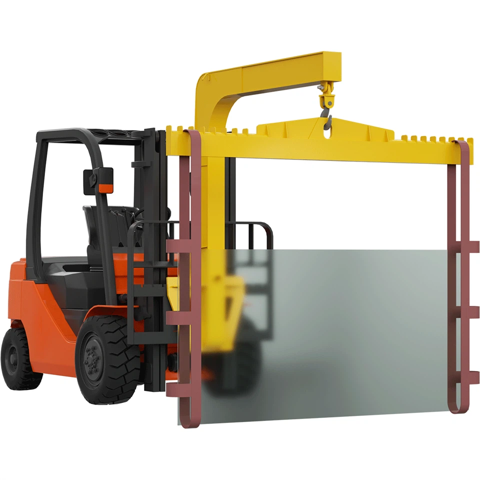 Leat Craein Léamaí Lirter Bíoma Ardaithe Bíoma Forklift Crane Boom Bundle Bundle Láimhseálaí Forklift Truck Crane Crane